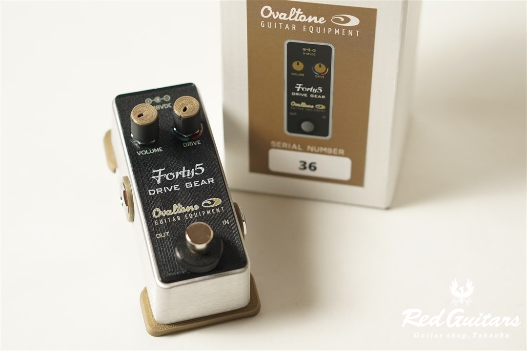 Ovaltone Forty 5 DRIVE GEAR #36 | Red Guitars Online Store